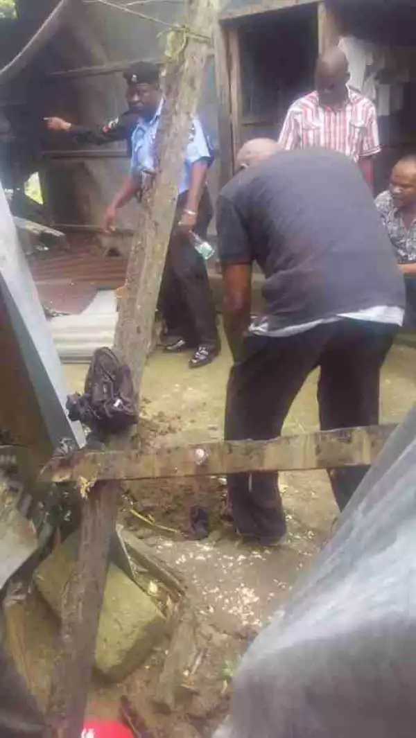 Angry Mob Destroy Church In Calabar After Pastor Allegedly Killed A Kidnapped Baby For Rituals (Photos)
